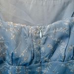 Hello Molly Light Blue Floral Mini Dress Size 4 Photo 6