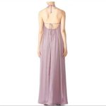 KAUFMANFRANCO Violet Purple Flowy Halter Maxi Dress SMALL Photo 8