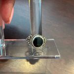 3.5 g 925 Silver and black Onyx ring Size 5 Photo 1