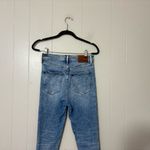 Denim Forum The Lola High Rise Skinny Crop Jeans Size 27 Light Wash Blue Photo 2