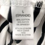 Heart & Hips Striped T-Shirt Dress Women's M/L Cotton Stretch Basic Travel Academia Preppy Photo 8