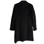 J.Crew Black Wool Cashmere Single Breasted Classic Winter Top Coat Size 4 Photo 5
