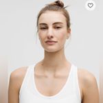 Lululemon  NWT Essential Tank Top Pleated in White Size 14 Photo 4