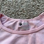 Seamless Cropped Short Sleeve T Shirt Pink Size L Photo 1