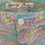 Celebrity Pink Denim Shorts Multicolor Hippie Pastel Womens 3 Photo 8