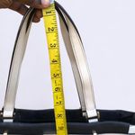 $498 Kate Spade Houston Street Exotic Leather Demarco Bag LARGE Tote Shoulder Hand Purse Satchel Black White Colorblock Great for school, work, university. Can fit most laptops & books Measurement in pics Photo 6