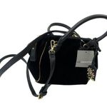 Liz Claiborne Mini Casey Satchel Black Velvet Women's Bag Photo 0