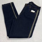 Soft Surroundings  women’s size 12 Dark Blue Jeans with Side Stripe high rise NWT Photo 11