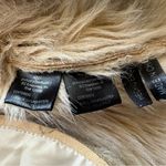 Aziza Y2K Faux Fur Suede Fur Lined Coat 3 Button Jacket Tan XL Photo 7