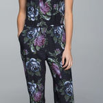 Lululemon Rare Party Onesie Garden Party Smooth Silver Multi Size 4 Photo 0