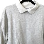 CALLAHAN KNITWEAR Diana‎ Polo Sweatshirt Sz Sm Gray Photo 3