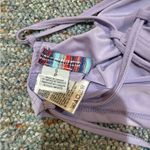 Urban Outfitters  Purple Cowl Neck Lace Up Top Photo 2