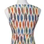 The Territory Ahead Women's Cream Orange Classic iKat Sheath Dress Size 4 Photo 7