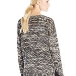 Jack by BB Dakota black white and gold Marion Drop Needle Sweater Photo 1