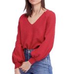 Free People  Found My Friend V Neck Sweater Photo 2