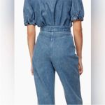 Wilfred Free Aritzia High Rise Wide Leg Jean in Ocean Medium Blue Size 0 XS Photo 7