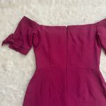 Gal Meets Glam Jumpsuit Meredith Crepe Off the Shoulder Wide Leg Petite Sz 6P Photo 7