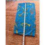 Silk blue scarf Photo 2