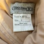 Christina Wu  Rose Gold‎ Sequin Formal Gown Evening Dress Party 2 Photo 5