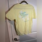 Lauren James “Floating On A Breeze” Yellow Short Sleeve Tshirt Size Medium Photo 3