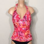 Ralph Lauren Lauren pink and red tankini top. Photo 3