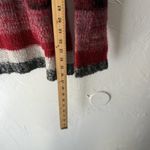 Ultra Flirt  Sweater Y2k‎ XL Striped Knit V Neck Pockets Pullover Casual Fall Photo 4