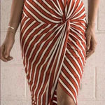 🆕Rust & White Stripe Knot Photo 3