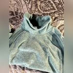 Lole Teal Fleece Pullover with Long Neck & Wool Blend Ribbed Sides M/L Photo 12