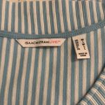 Isaac Mizrahi  Live Ladies Blue and White Striped Sheath Dress size Med V-neck Photo 3