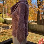 onetheland  Shaggy Sweater Womens Waist Length Cowl Neck S Small Blush Pink Photo 7