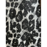 ZARA  Womens Black Gray Leopard Animal Print High Waist Wide Leg Dress Pant XS Photo 4