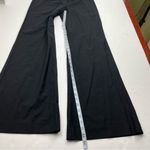 Theory  Wool‎ Lycra Blend Pant Womens Size 8 Black Wide Leg Low Rise Office Work Photo 5