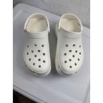 Crocs Classic Bae Platform Clog White Womens Sz 8 Platform Shoes Sandals Chunky Photo 5