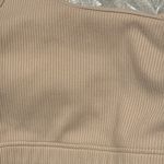 Aritzia Nwot tna tnalife rib mini bra top fluent taupe ribbed xs Photo 1