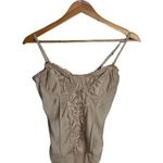Free People Bodysuit Corset Size Small Intimately Night Rhythm Nude Nylon Photo 0