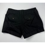 Banana Republic  Black Cotton Chino Shorts Classic Summer Casual Size 6‎ Photo 5