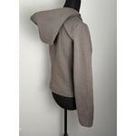 Barefoot Dreams  Malibu Collection Knit Moto Jacket Hood Gray Size XS Soft Photo 2