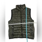 Calvin Klein Gorpcore Olive Green Hiking Premium Duck Down Nylon Quilted Vest M Photo 6