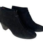Aquatalia  Russell & Bromley Boots Women’s Size 8 Black Suede Ankle Weatherproof Photo 1