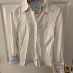 Tommy Hilfiger NWOT  Contrast-cuff Snap up Collared Shirt Photo 0