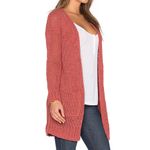 Free People EUC  Simply Sienna Long Line Cardigan Rose Size Small Photo 1