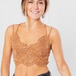 Free People NWT Celine Bralette in Carmel Photo 3