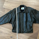 Tannery West Vintage Brown Leather Jacket Cinch Waist Size Large Photo 9