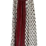 Wet Seal  Maxi Dress Womens L Red White Strapless Boho Festival Indie Y2K Hippie Photo 0