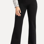 Betabrand  Bootcut Classic Dress Pant Yoga Pants Black SIZE XL Petite EUC #7783 Photo 0