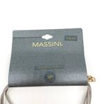 Massini Grey Skies Necklace Adjustable Length Faceted Bead 3 Strand Statement Photo 3