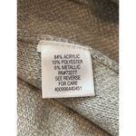 Vera Wang Princess  Pleated Gray Sparkle Snowflake Knit Sweater Skirt M NWT Photo 4