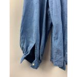 Old Navy Women’s  Blue Button Up Long Sleeve Blouse Size XL Photo 6