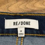 RE/DONE NWT 29 Deep Faded Blue 90s High Rise Loose Jeans Button Front Casual Photo 4