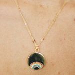 Luxe Rainbow Pendant Necklace Photo 2